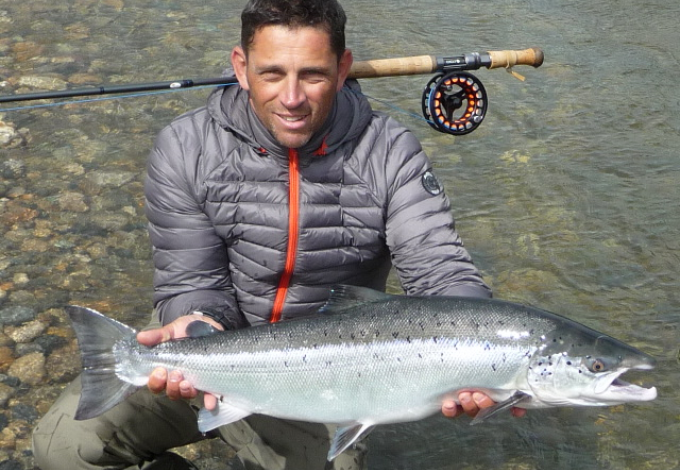 Laurent Galliot with his 3rd fish