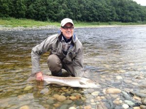 Another superb salmon from the E-Beats, caught and released by Jörg Dresbach.